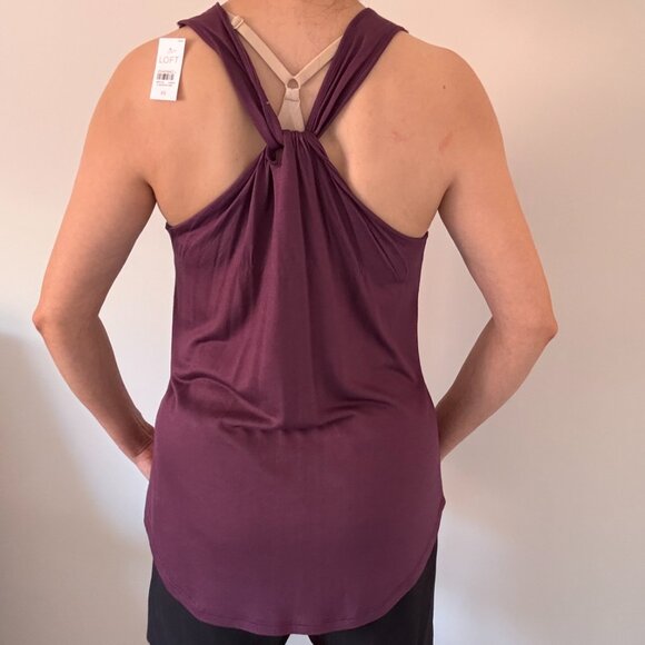 Plum Purple NWT Tank Top XS/S Yoga Workout Activewear - Picture 6 of 16